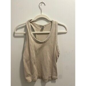 Set of 2 90 Degree by Reflex Tricolor Trio Meet&Greet Crop Tank Set L Gray Beige